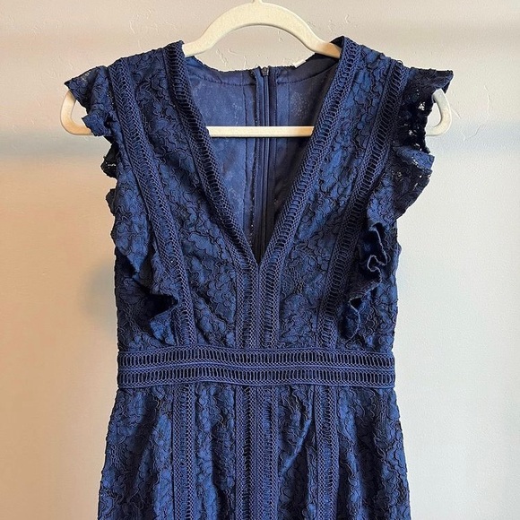 Baltic Born Monroe Dress Navy Small - Picture 2 of 5